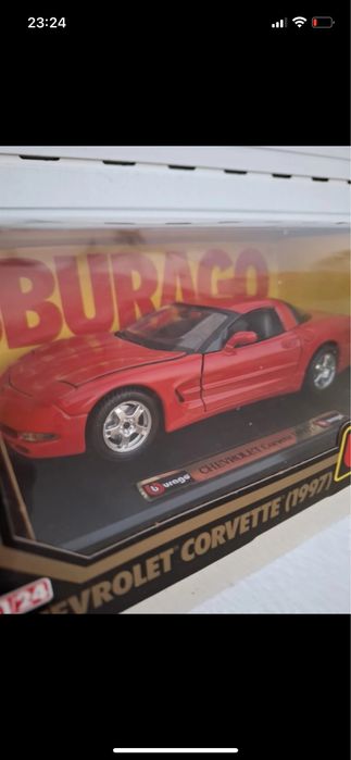 Chevrolet Corvette 1997 - Burago (Caixa Original)