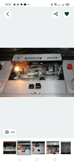 Маяк 203 после профилактики. Новая головка, новые конденсаторы