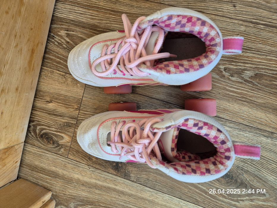 Wrotki rozmiar 37 skóra