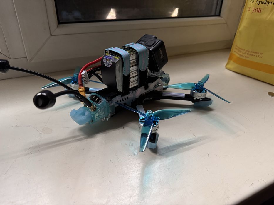 Кастомный FPV дрон 5” / DJI O3 Air Unit / состояние нового