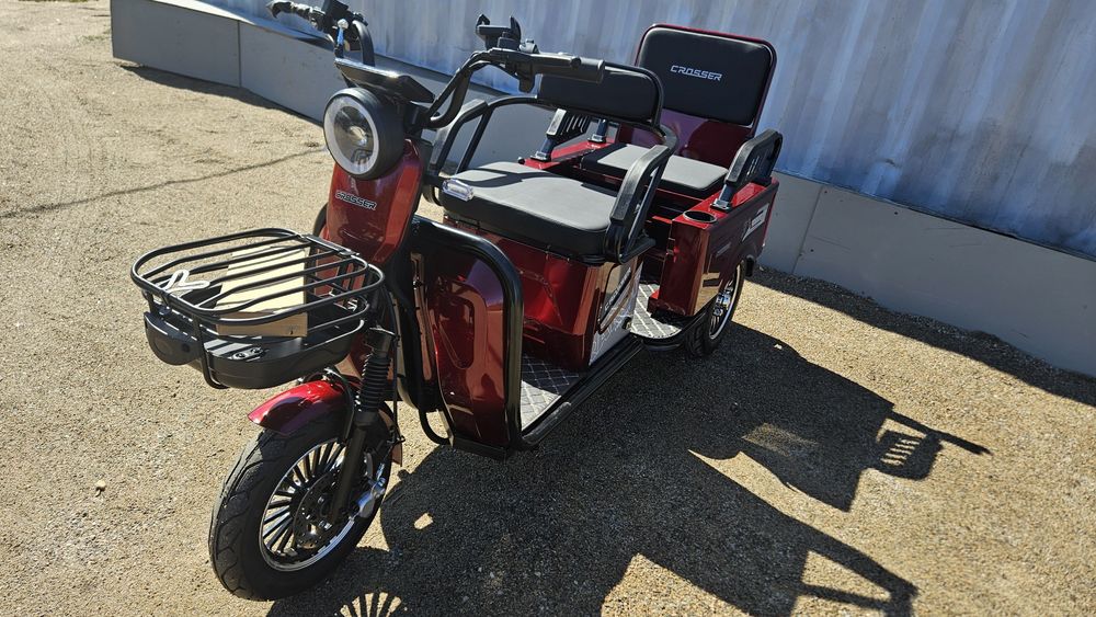 Crosser TR5 LFP АКБ 1500W-ЛІТІЙзалізофосфат ГАРАНТІЯ ! СЕРВІС!Відправка по Україні !кросер тр5 Трехколесный электроскутер тр1 тр5 кроссер crosser tr5