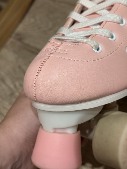 Продам Роликові ковзани б/у Oxelo 8503716 рожеві 38р.