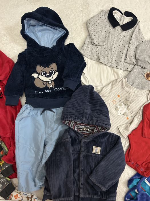 Пакет/лот/набір одягу для хлопчика 3-6міс та комбінезон