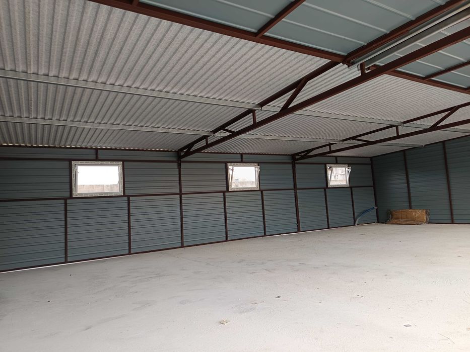 Garaż blaszany garaże blaszane 9x6 profil Rus-Stal kolor 7x5 6x6 5x7