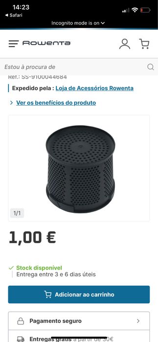 Aspirador vertical Rowenta