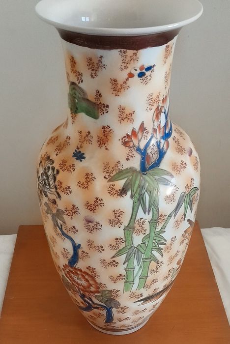 Jarrão de  porcelana chinesa antiga com 46 cm - Excelente estado