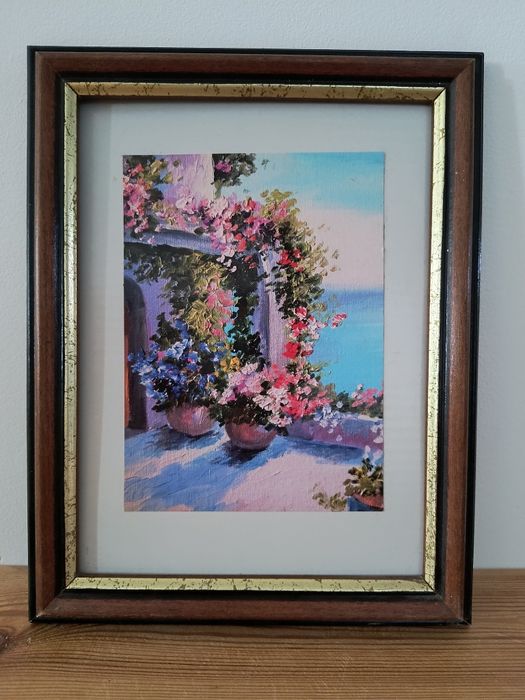 Obrazek ramka drewniana