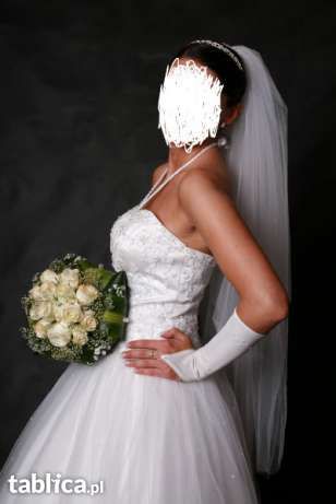 Biała Suknia Ślubna rozm.38