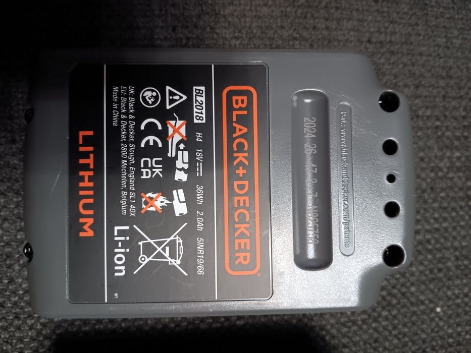 2 baterias black+decker