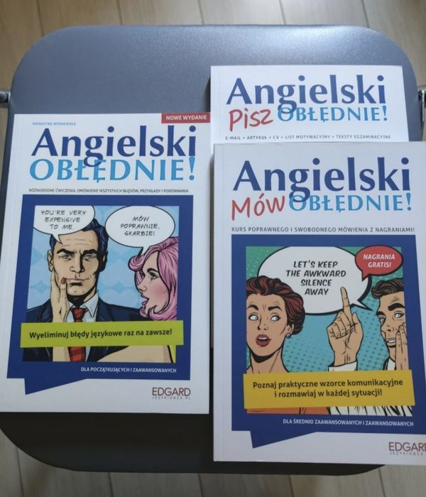 Zestaw książek do nauki języka angielskiego