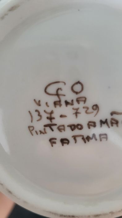 Caneca de louça de viana de 1 litro