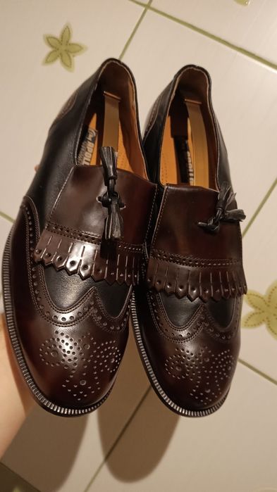 Apollo Superweit – NOWE eleganckie loafersy | 100% skóra |  Roz. 46,5