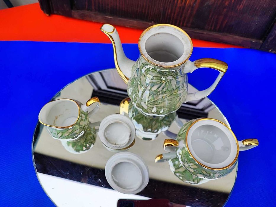 Katowice Bogucice,część serwisu,mlecznik,cukiernica,dzbanek,całość