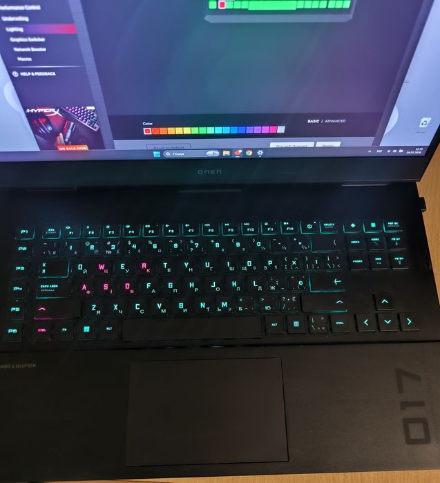 топовий HP Omen  17  gpu 16 gb/ i9 / RAM 32gb /  1.5 tb.