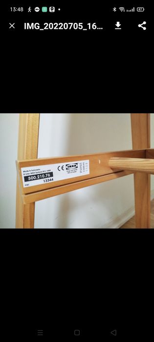 Tablica dwustronna biała i czarna IKEA Mala