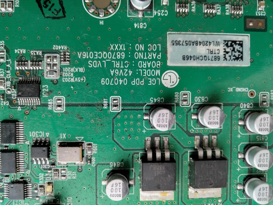 Нерабочие платы BOARD CTRL LVDS LGE PDP 42V6