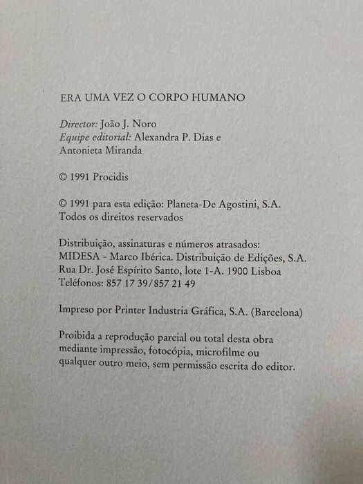 Caderneta de Cromos Era Uma Vez o Corpo Humano [Completa]