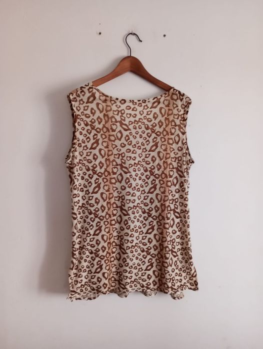 Top Blusa Tigresa Tamanho 2XL