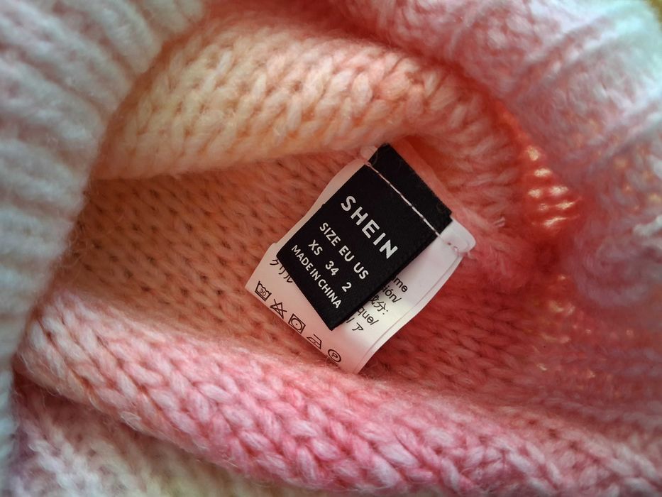 sweter w pasy shein xs