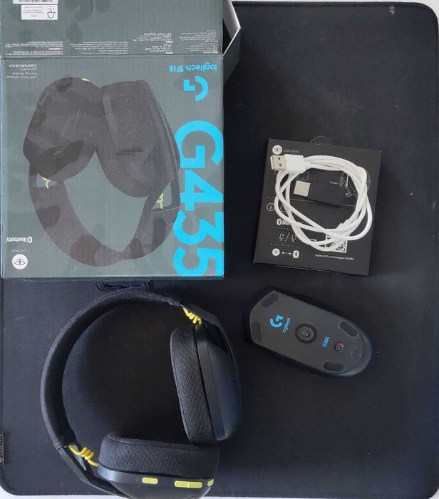 Гарнітура Logitech g435+безпровідна мишка Logitech G305