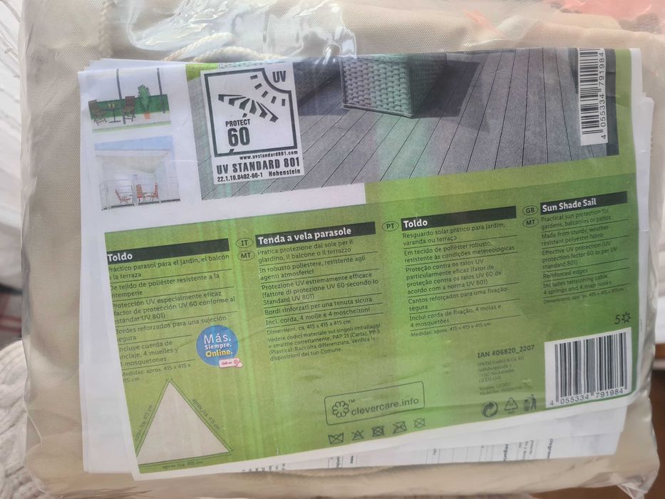 Toldo / Tela Proteção Solar