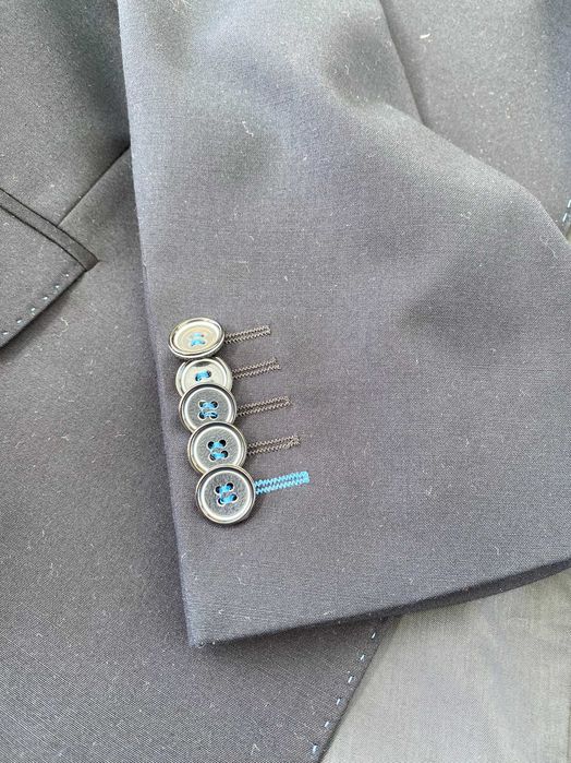 Garnitur OZZANO marynarka spodnie poszetka