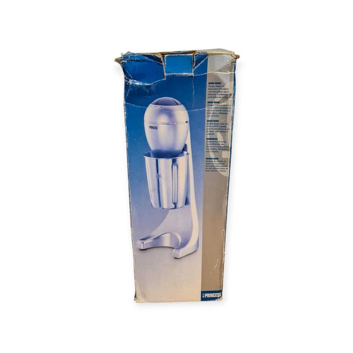 Milkshaker Princess 2052 – Design Retro em Inox com 2 Velocidades