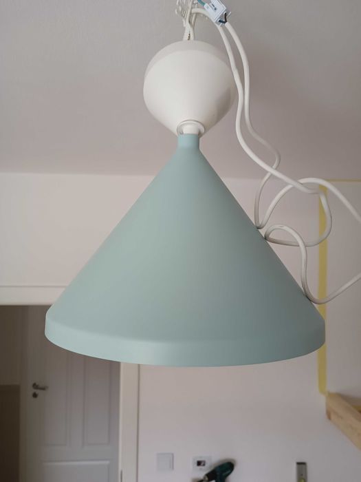 Lampa dziecięca błękitna IKEA