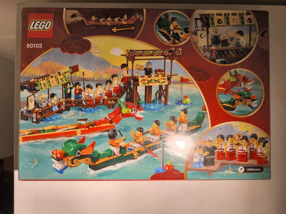 (645pcs)Lego Lunar New Year Dragon Boat Race 80103