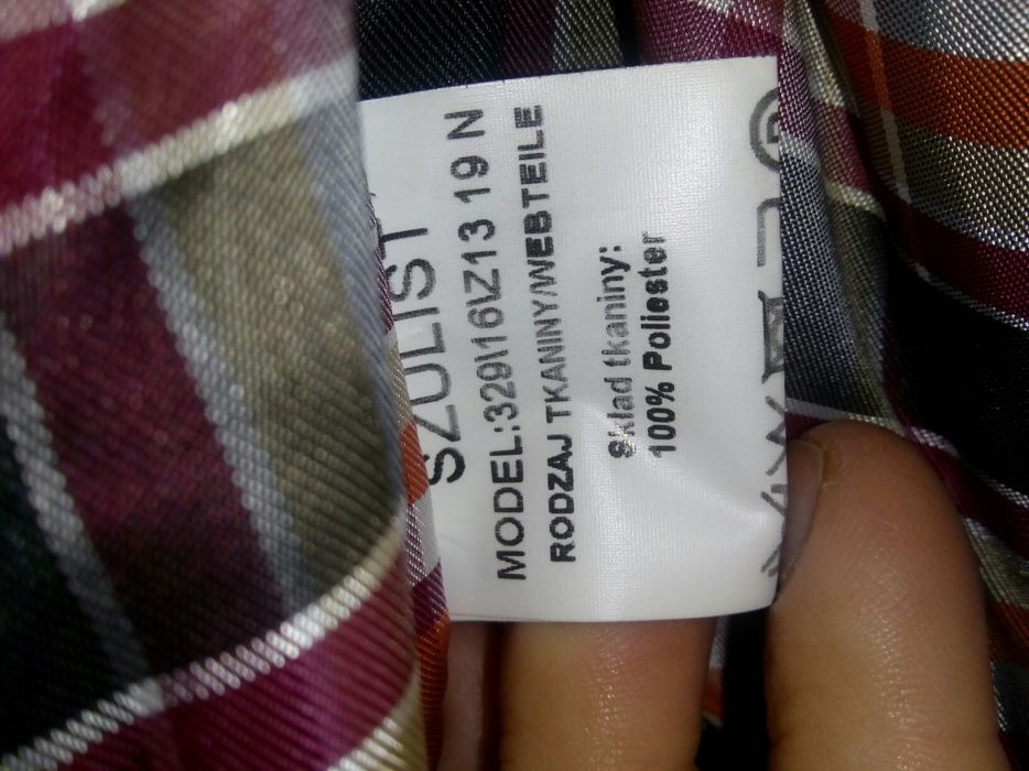 Plaszcz 36 Szulista czerwony