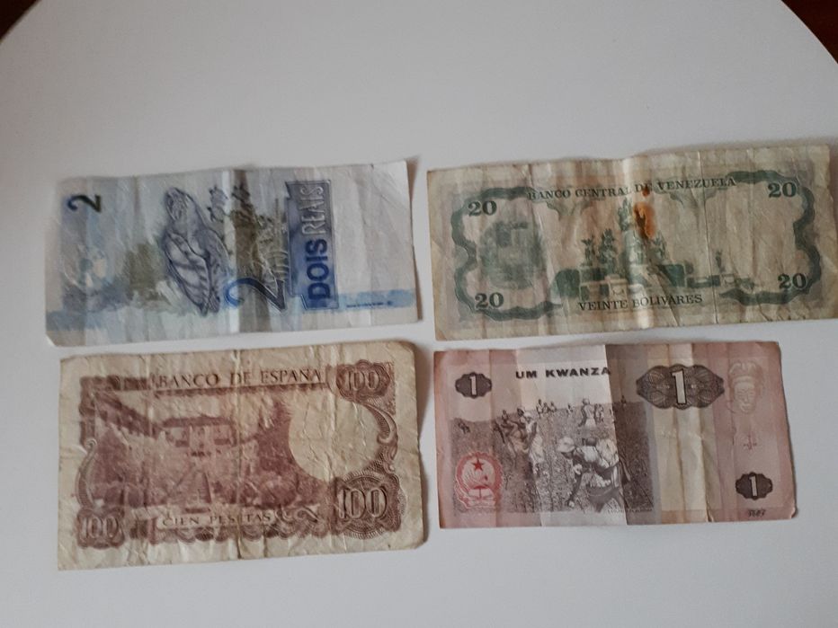 Notas antigas para coleção