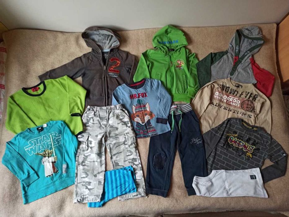 Zestaw paka ubrań chłopięcych, r. 104