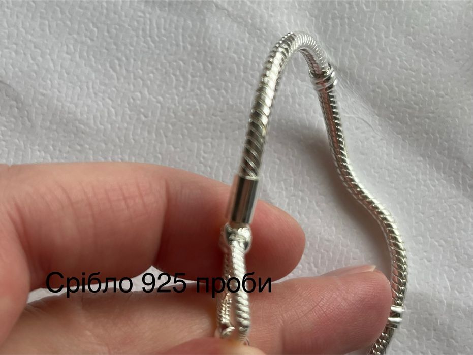 Новий браслет срібло 925
