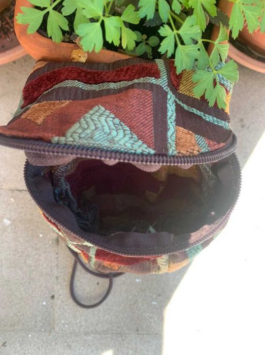 Bolsa de ombro Erda Tapeçaria motivos geométricos