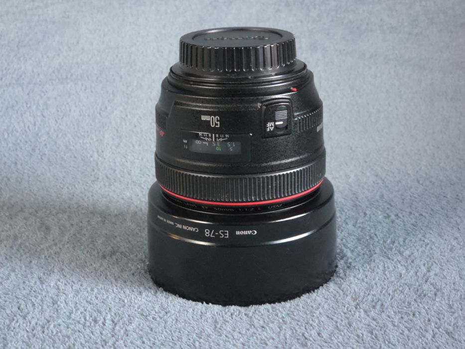 Obiektyw Canon EF 50 mm f/1.2 L USM super jasny
