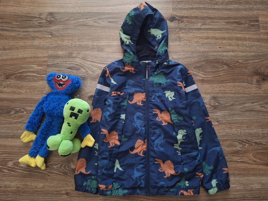 Куртка курточка водовідштовхувальна вітронепроникна принт дракони H&M