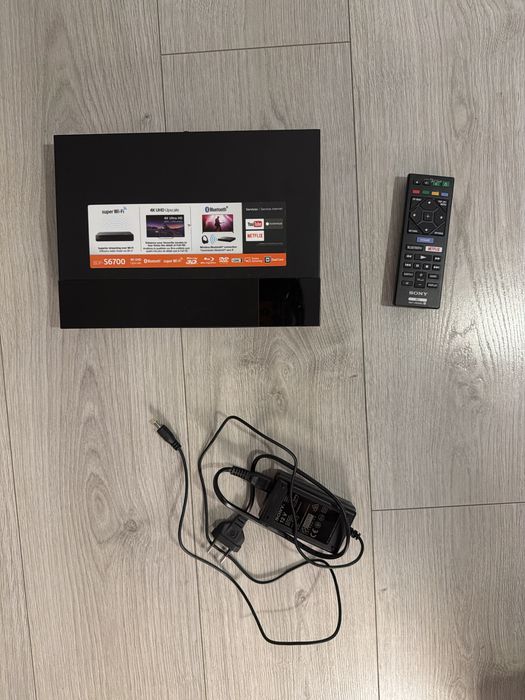 Sony BDP-S6700 odtwarzacz Blu-ray 3D 4K Upscaling Wi-Fi Bluetooth + pilot
