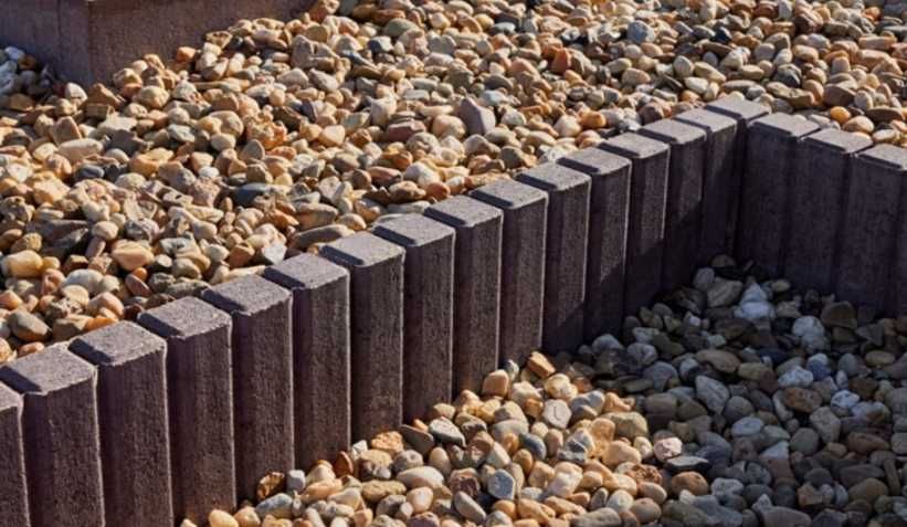 Obrzeże palisadowe 50x30x6cm murek podwyższenie opornik krawężnik grys