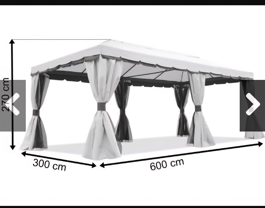Sprzedam pergole 6x3 antracyt