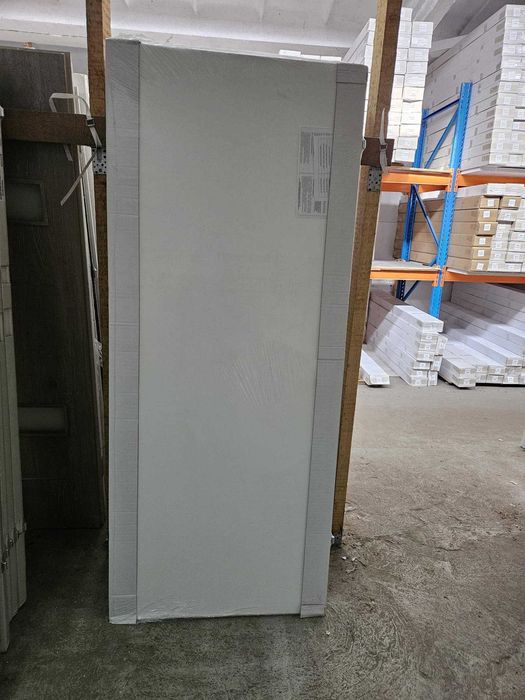 Drzwi wewnętrzne gładbkie białe plaster miodu