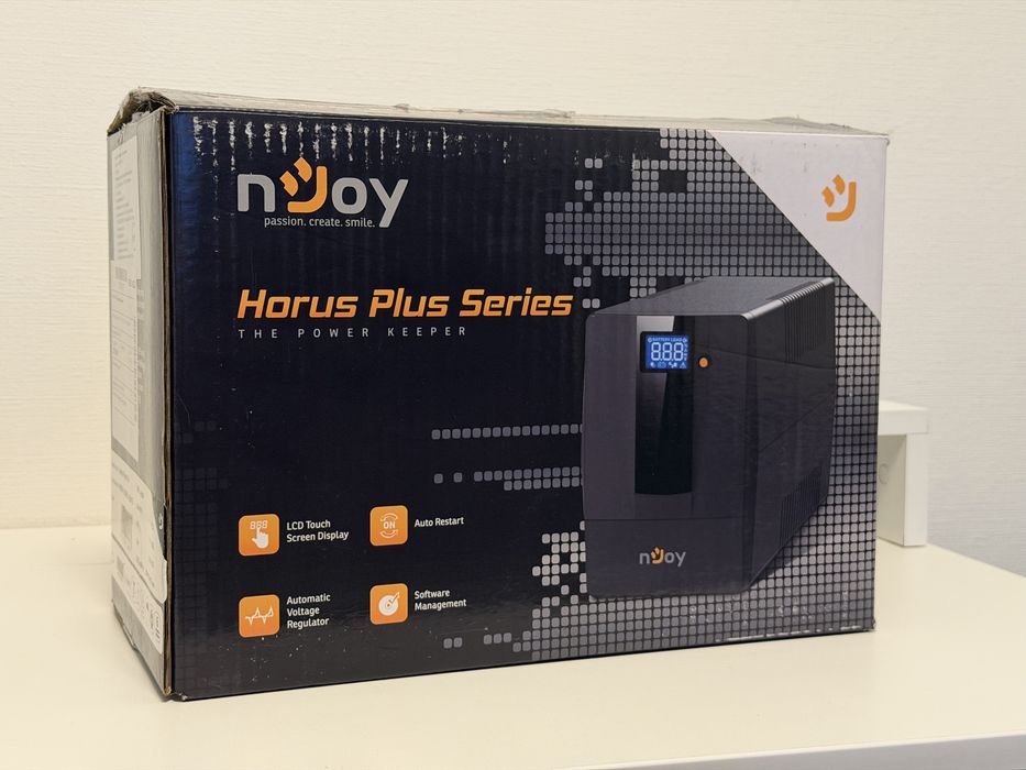 ДБЖ NJOY Horus Plus 1000 - 600 ват