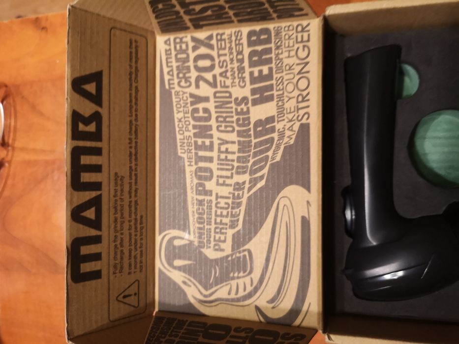 Mamba  oryginalny z usb młynek do ziół