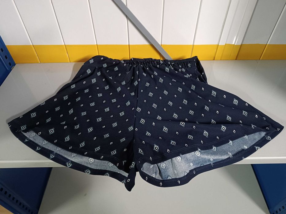 Macacão azul escuro curto XS Mango - COMO NOVO!