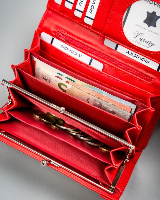 portfel damski pu k-pal-1b-bl 8488 red