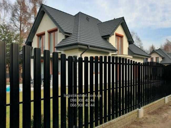 Штакетник Металический Штахетник Паркан з Штахетника Євроштахетник