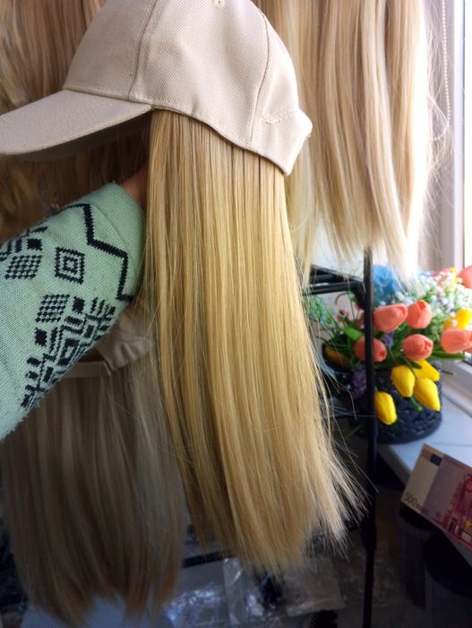 Кепка з волоссям.нова. різні