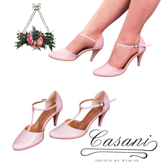 CASANI Buty białe baleriny płaskie duże rozmiary producent