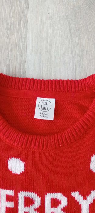 Sweter świąteczny sweterek 122 pepco renifer mikołaj