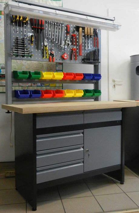 Stół warsztatowy narzędziowy ślusarski roboczy do garażu -warianty