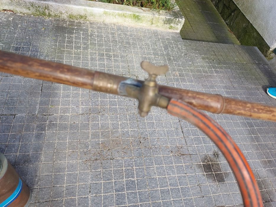 Pulverizador, Detetizador artesanal, bambu e cobre